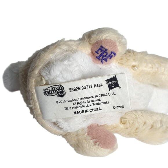 FurReal Friends Bunny Rabbit 6" Plush FRF Interactive Plush Toy Beige/Wht 2010 - Picture 5 of 7